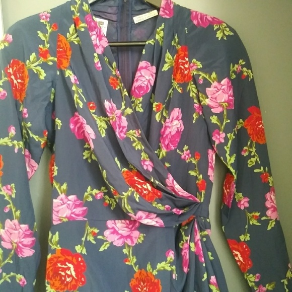 Ungaro Parallele Paris Faux Wrap Dress - Picture 2 of 10